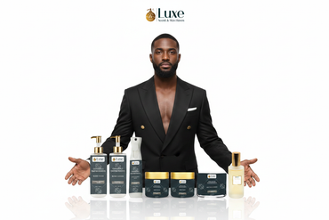 Opulent Impression — 7-Piece Lineup, Black Male Model Centered