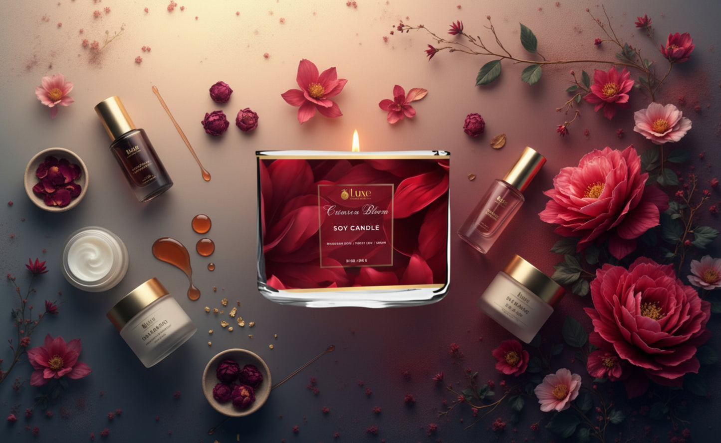 Crimson Bloom For Her | Luxury Fragrance Collection