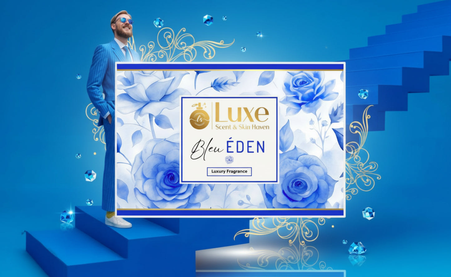 BLEU ÉDEN For Him | Luxury Fragrance Collection