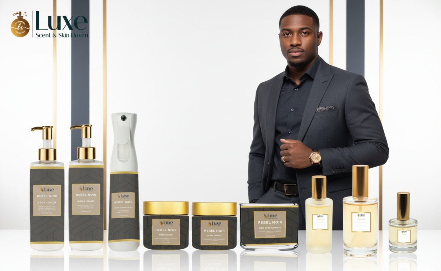 Rebel Noir For Him | Luxury Fragrance Collection