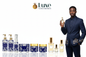 D'Azure Éclat — 9-Piece Lineup, Black Male Model Navy Blue Gold Suit Right