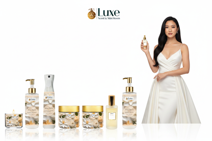Divine Elegance — Full Lineup Hero with Model