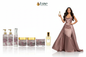 Femme Visage — 7-Piece Lineup, Latina Model Dusty Mauve Gown Right
