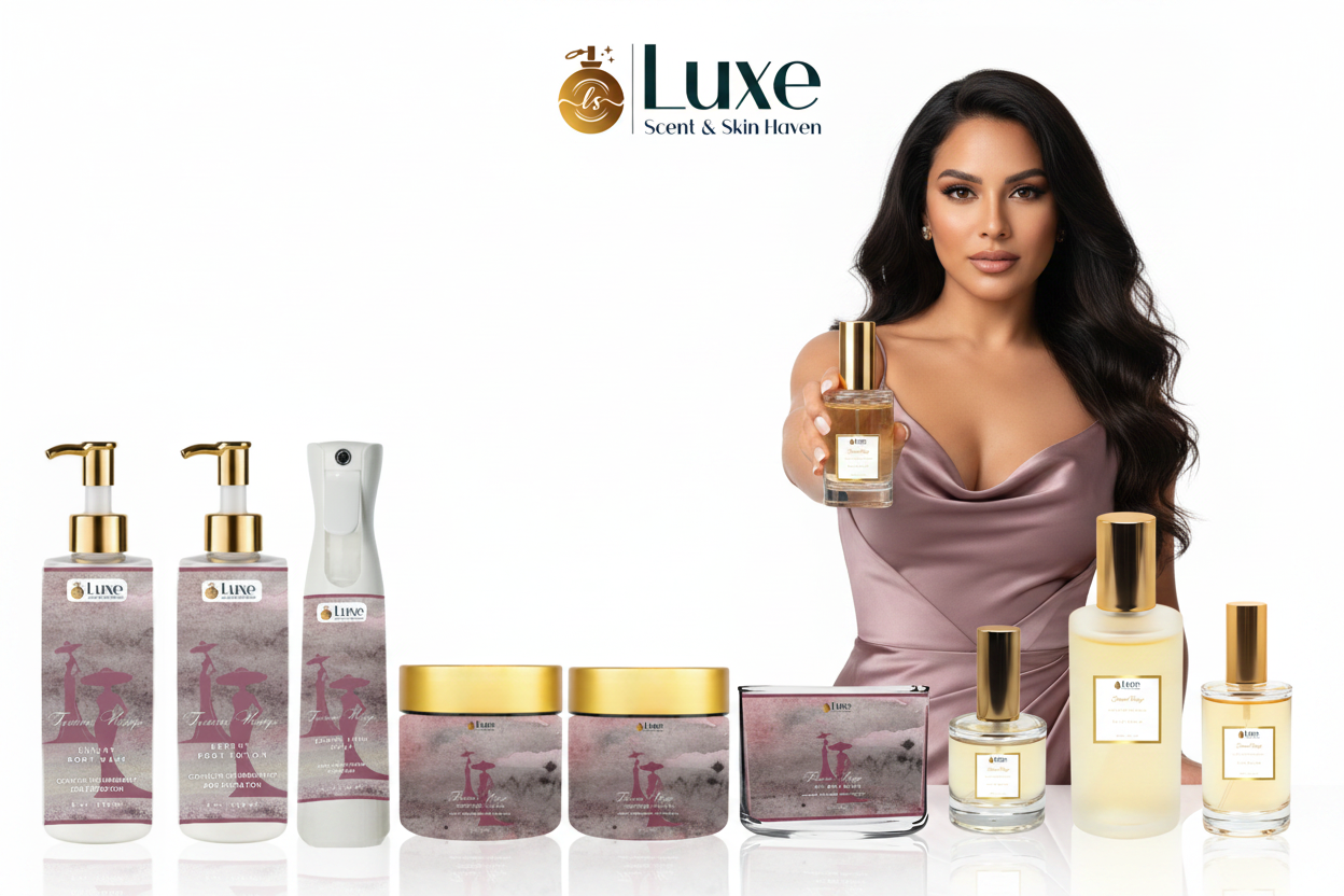 Femme Visage — Exact 9-Piece Lineup, Latina Model Right