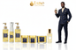 Golden Voyage — 7-Piece Lineup, Black Male Model Navy Blue Gold Suit Right
