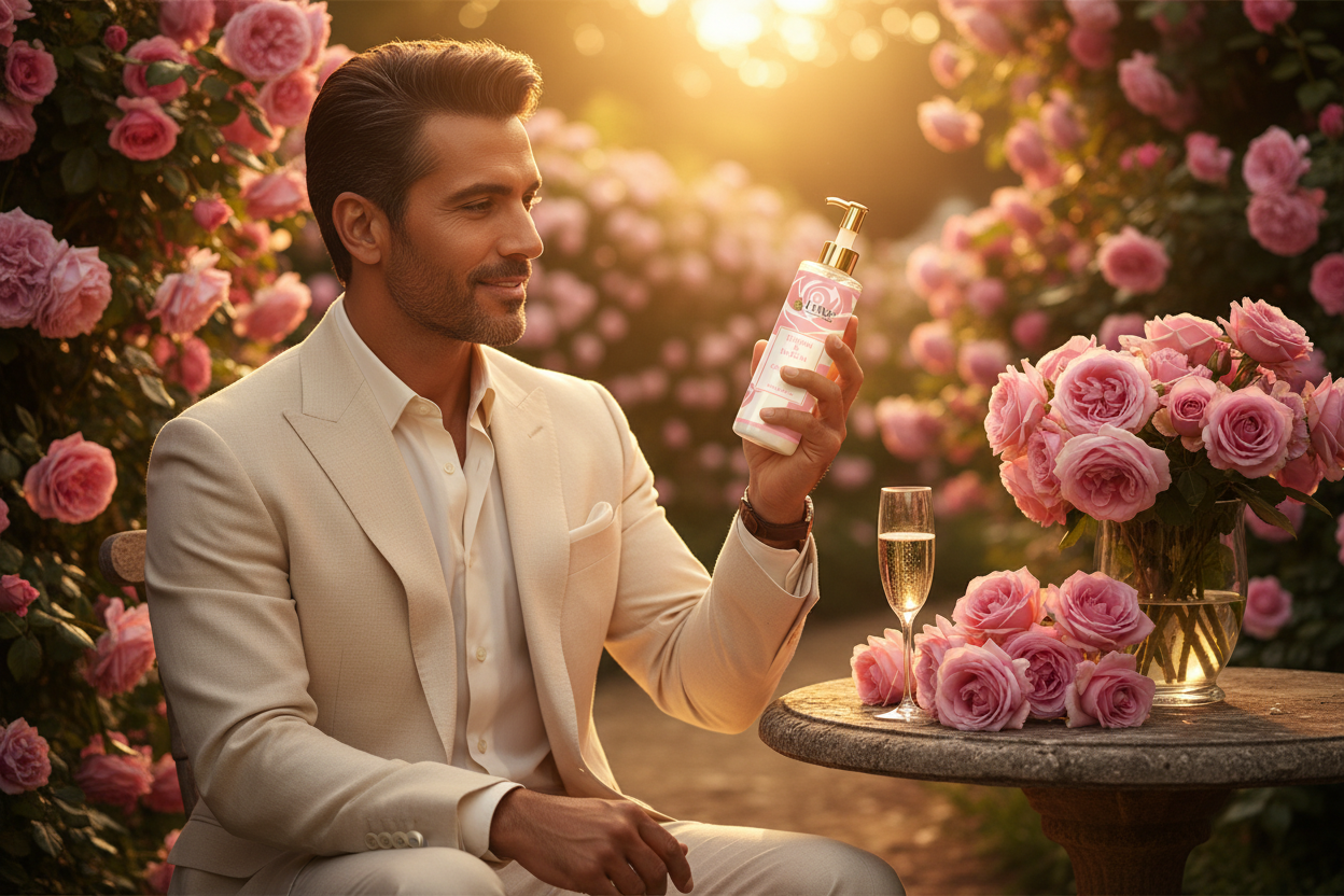 Lifestyle 4 — Middle Eastern Man Rose Garden