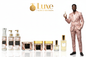 Luminescence — 8-Piece Lineup, Black Male Model Blush Pink Rose Gold Suit Right
