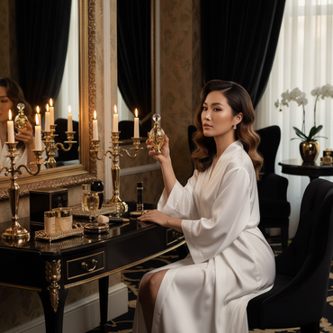 Luxe Life — Asian Woman at Vanity