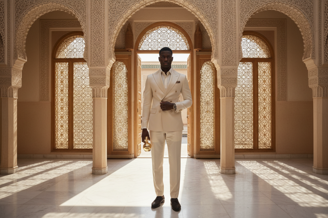 Male Luxury Editorial Banner