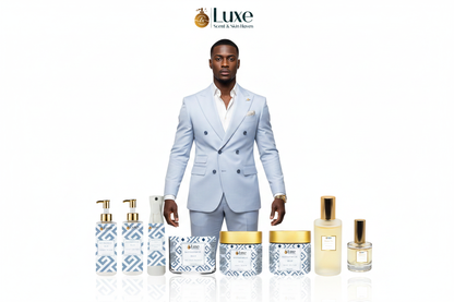 Metropolis Man — 8-Piece Lineup, Black Male Model Centered