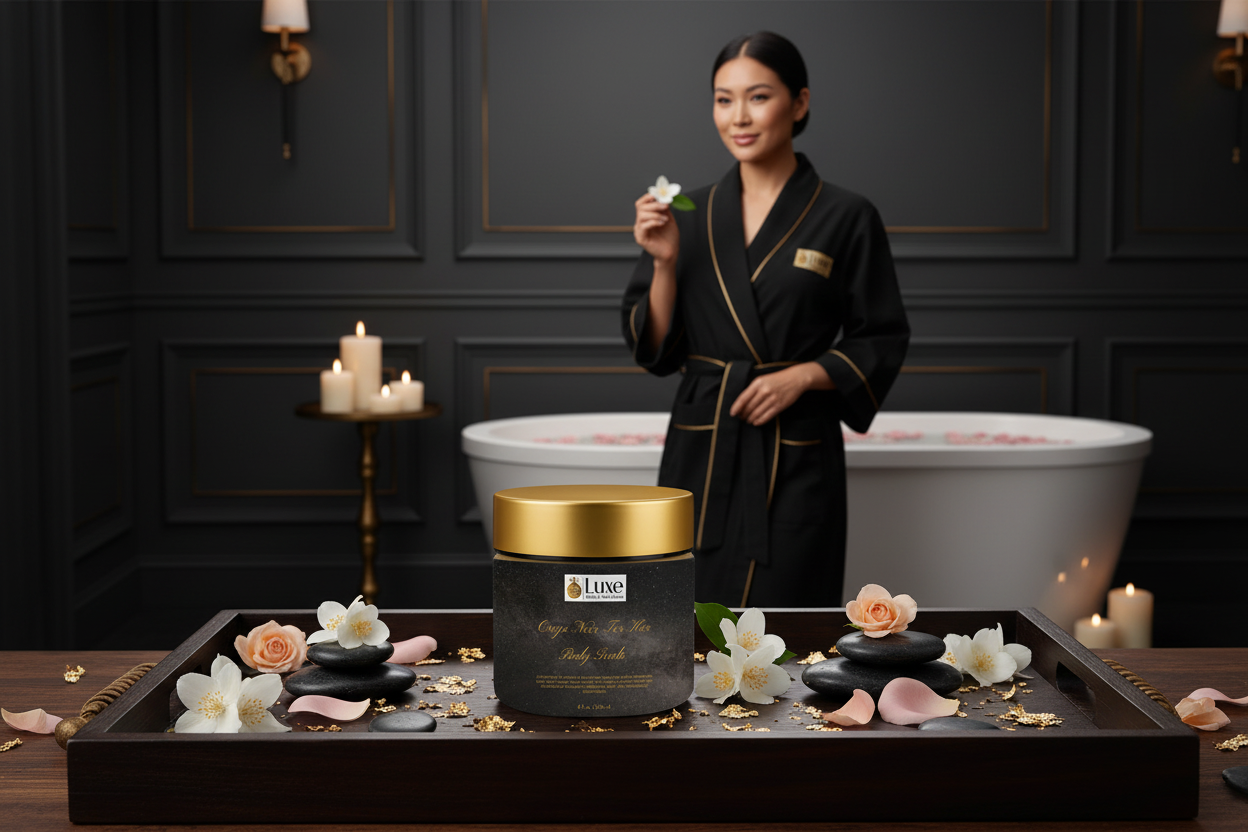 Onyx Noir — Body Scrub — Luxury Spa