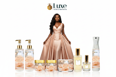 Petal Luxe — 8-Piece Lineup, Black Model Centered