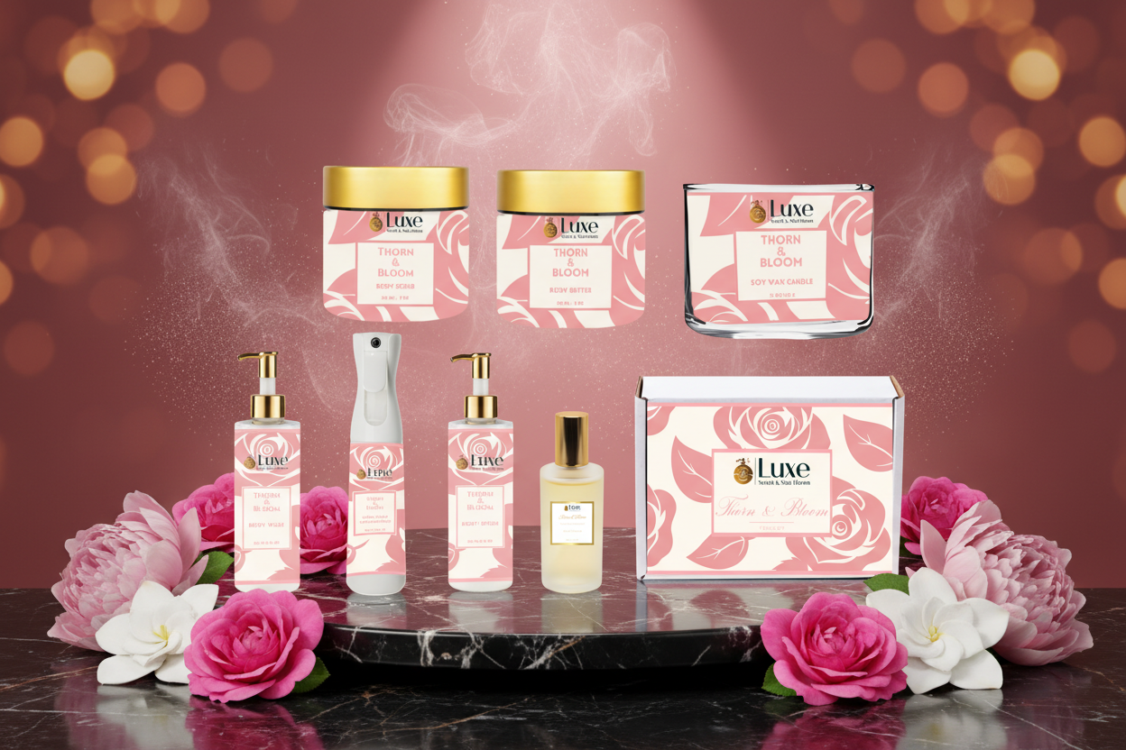 Thorn & Bloom Set 2 — Luxury Background