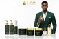 Twilight Mirage — 8-Piece Lineup, Black Male Model Forest Green Suit Right