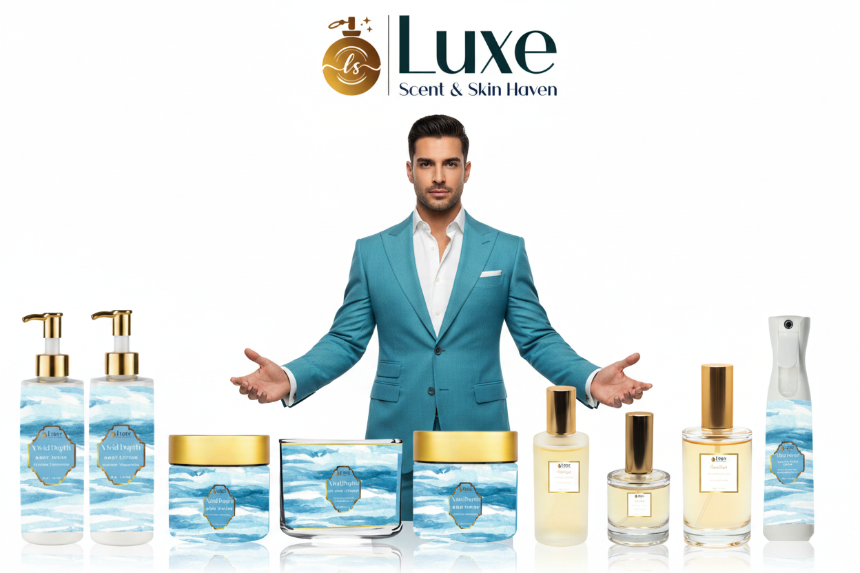 Vivid Depth — 10-Piece Lineup, Latino Male Model Centered